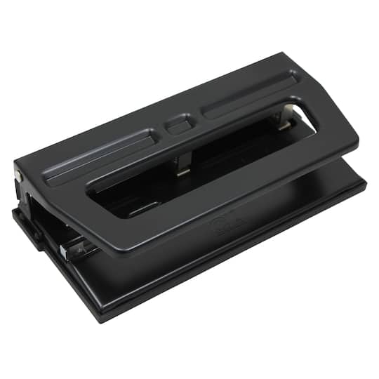 Charles Leonard 3 Hole Heavy Duty Paper Punch in Eerie Black | Michaels®